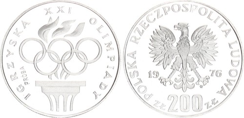 Polen 200 zloty silber - 200,