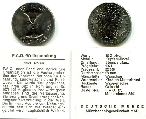 Zlotych polen 1971 ni - polen,