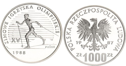 Polen 1000 zloty silber - 1000,