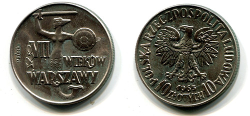 Zlotych polen 1965 - polen,