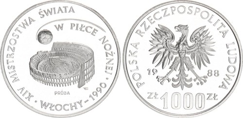 Polen 000 zloty silber - polen, 1988